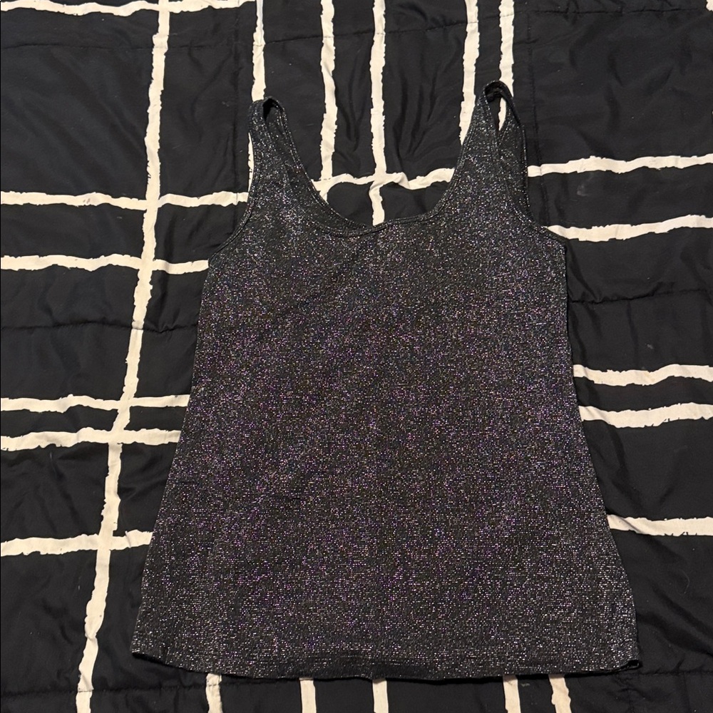 Jennifer Lopez Glittery Black Top